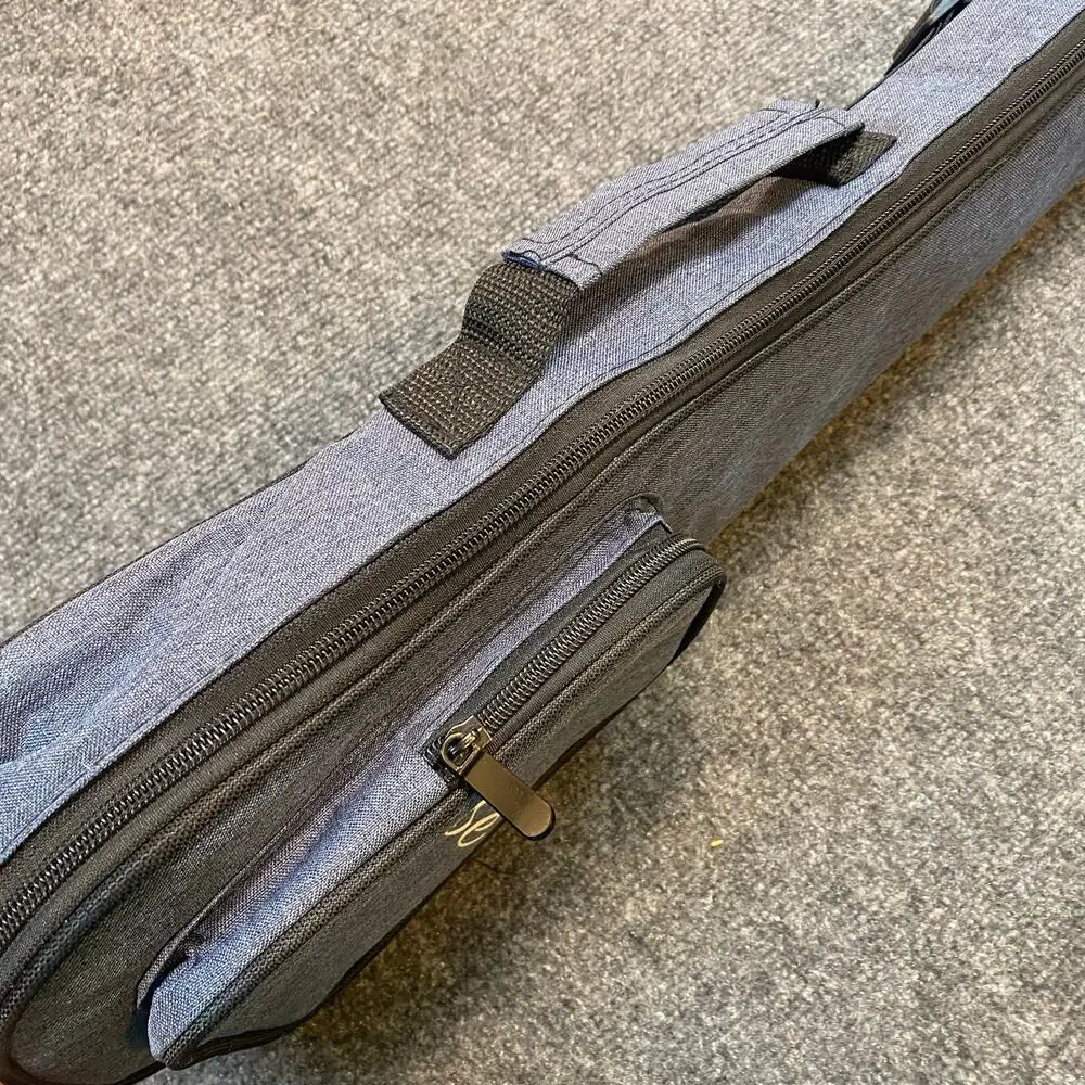 lotmusic Concert Ukulele Carry Case Black Padding Bag 26 Inch Ukulele Durable